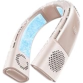TORRAS COOLiFY 2S Neck Fan, 3 Model, 3-28H Extended Battery Life, Neck Fans that Blow Cold Air, Neck Air Conditioner, Cooling Neck Fan for Work, Hiking, Travel. Gift for Women, Mom, Apricot