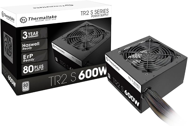 Thermaltake TR2 Series 600W 80 Plus Certified Active PFC Power Supply ATX PSU