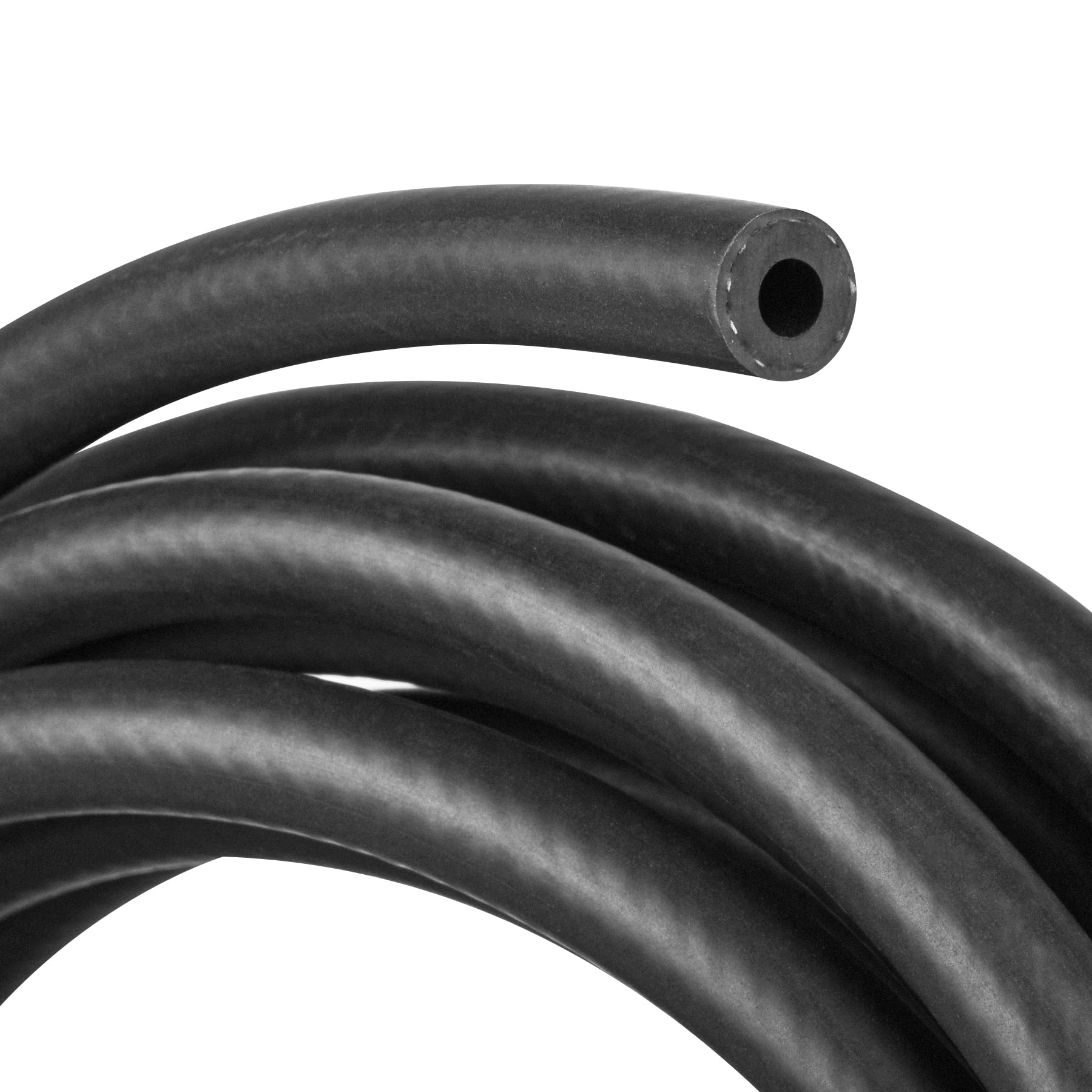 Photo 1 of 1/4 Inch (6mm) ID Fuel Line Hose 6.5FT NBR Rubber Push Lock Hose High Pressure 300PSI for Automotive Fuel Systems EnginesHose