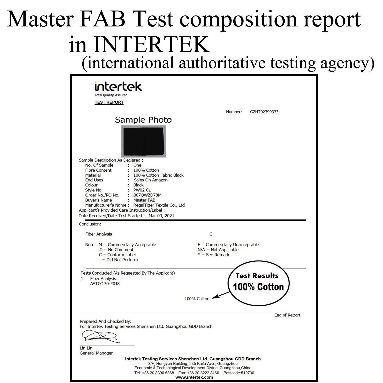 Master FAB -Black 100% Cotton Fabric Poplin Fabric by The Yard for Sewing DIY Crafting Fashion Design Printed Floral Washable Cloth(Black)