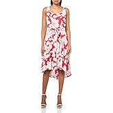 Anne Klein Women's Scoop Neck Tiered Dress