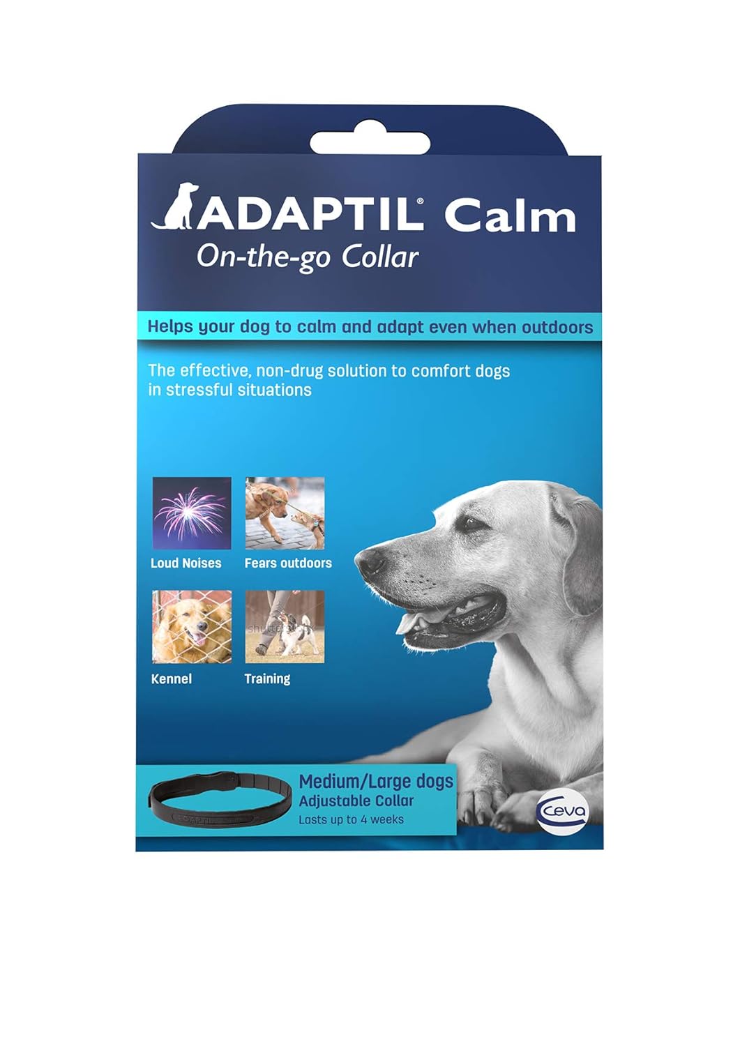ADAPTIL Calm On-the-Go Collar for Medium/Large Dogs: Amazon.co.uk: Pet  Supplies