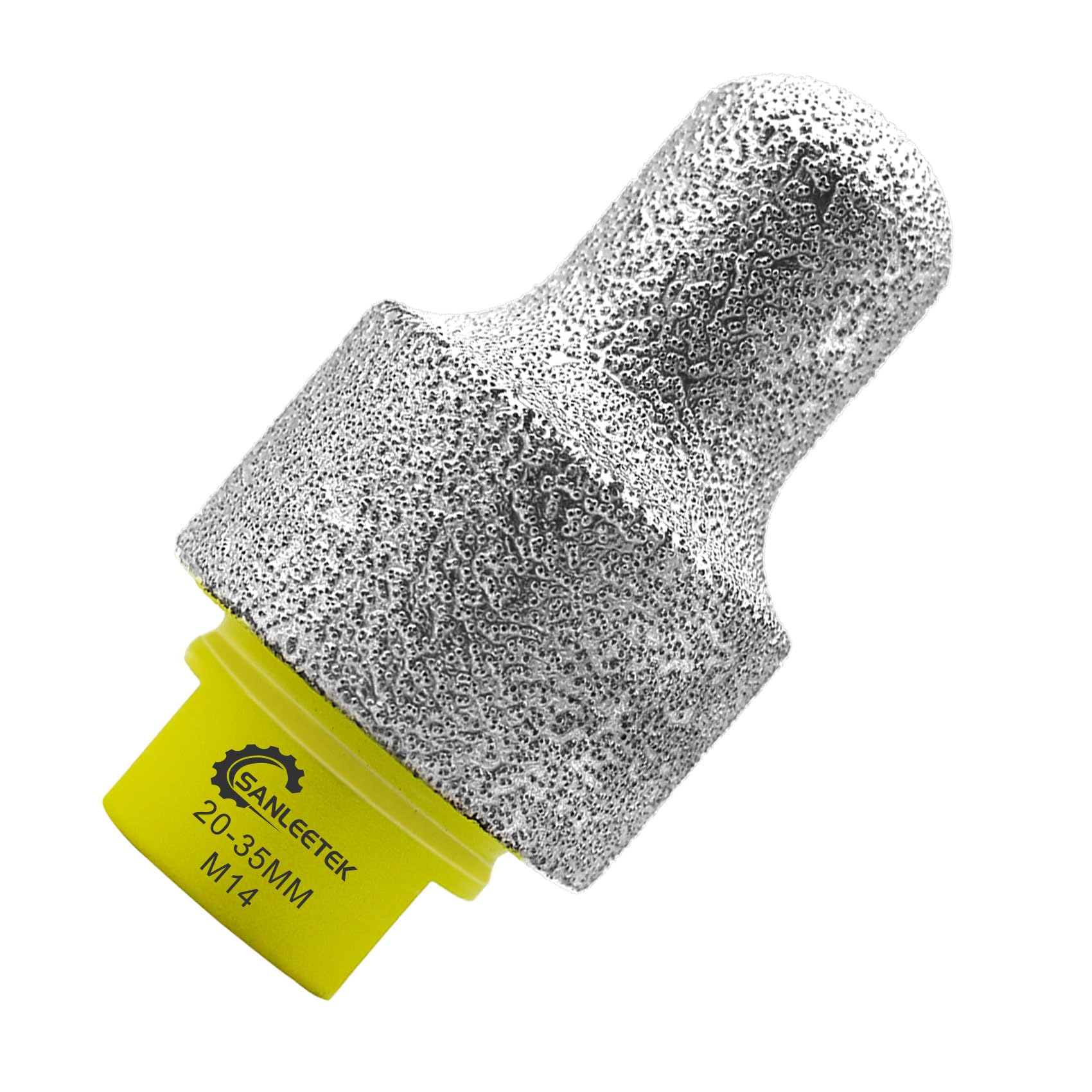 Diamond Finger Milling Bits 20-35mm for Enlarging Shaping Beveling Existing Holes in Ceramic Tile Porcelain Marble Granite Artificial Stone M14 Thread SANLEETEK
