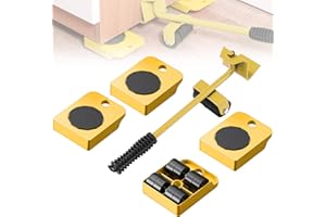 YSFIUYO Furniture Movers with Wheels,Furniture Dolly with 4 Wheels,330Lbs Capacity Furniture Lifters,360° Rotation Furniture Lift Mover Tool Set for Heavy Furniture,Refrigerator,Sofa,Cabinet