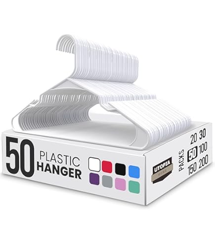 Amazon.com: Utopia Home Plastic Hangers 30 Pack - Clothes Hanger