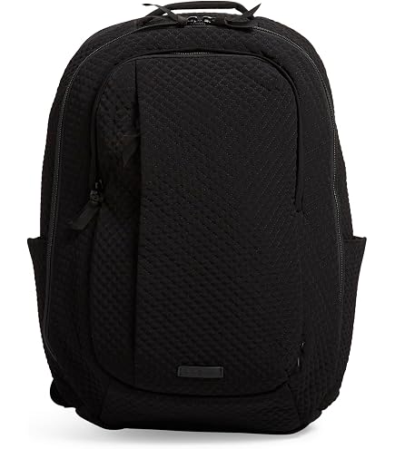 Vera Bradley Women's Cotton Utility Large Backpack, Black, One Size : Clothing, Shoes & Jewelry