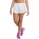 Champion womens 3.5" Varsity Shorts, White, X-Small US