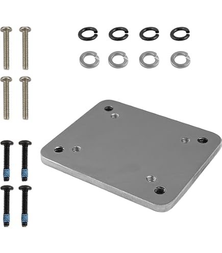 ARKON Mounts Square Mounting Backer Plate With 4-Hole AMPS...