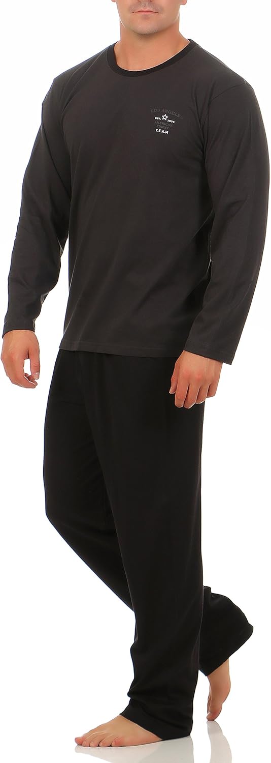 56 Xxl Langer Schlafanzug Baumwolle Rundhals Oder V Ausschnitt Weicher Warmer Pyjama 5 Verschiedene Modelle Und Farben Wahlbar Grosse 50 M Nachtwasche Bademantel Schlafanzuge