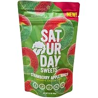 Amazon.com : Saturday Sweets Mango Sour Strands | Naturally ...