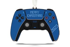 BEEFAST Gaming Ornaments - Gaming Ornaments for Christmas Tree, Gaming Christmas Ornaments - Video Game Christmas Ornament - Gamer Ornaments for Christmas Tree - Wooden Video Game Controller Ornament