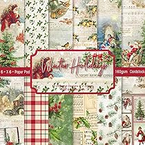 YASMEN Scrapbook Paper Pad, 24 Sheets Scrapbooking