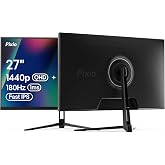 Pixio PX278 Wave 27 inch 180Hz Refresh Rate Quad HD 1440p Resolution Fast IPS Panel 1ms GTG Response Time Built-in Speakers Gaming Monitor with AMD FreeSync