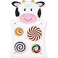 SPARK & WOW - 50677 Cow Activity Wall Panel - 18m+ - Toddler Activity Center - Wall-Mounted Toy - Busy Board Decor for Bedrooms, Daycares and Play Areas
