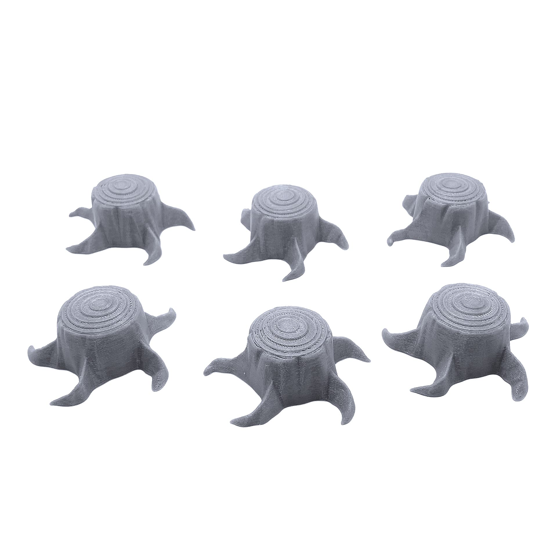 EnderToys Tree Stumps, Terrain Scenery for Tabletop 28mm Miniatures Wargame, 3D Printed and Paintable