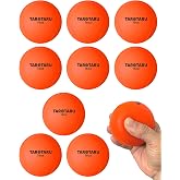 Tarutaru Weighted Balls for Baseball &amp; Softball [9 Pack, 16 oz] Practice Heavy Ball for Hitting, Batting &amp; Pitching Training, Improve Power and Mechanics, 2.85inch