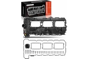 A-Premium N55 Engine Valve Cover Kit with Gasket & Bolt & Oil Cap Compatible with 2011-2019 BMW Model - 328i 335i 435i 530i 5