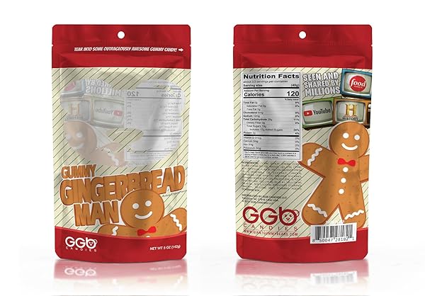 GGB HOLIDAY GUMMY CANDIES (GINGERBREAD MAN)