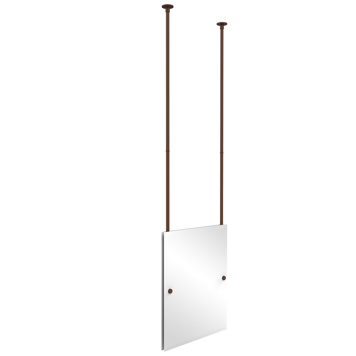 Allied Brass Ch 92 Abz Rectangle Ceiling Hung Mirror Antique