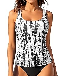 Aqua Eve Tankini Tops for Women Swimwear Top Only