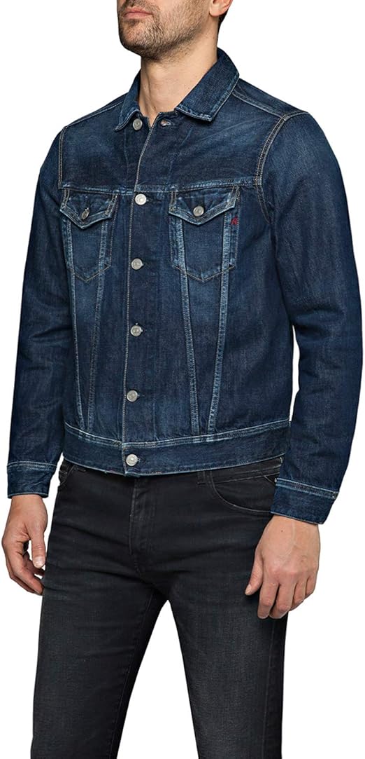 Replay Men's Denim Jacket Amazon.co.uk Clothing