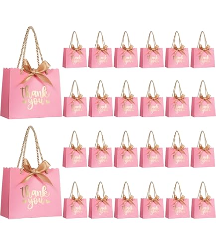 Amazon.com: Skyygemm 50 Sets Quinceanera Gift Bag with Handles