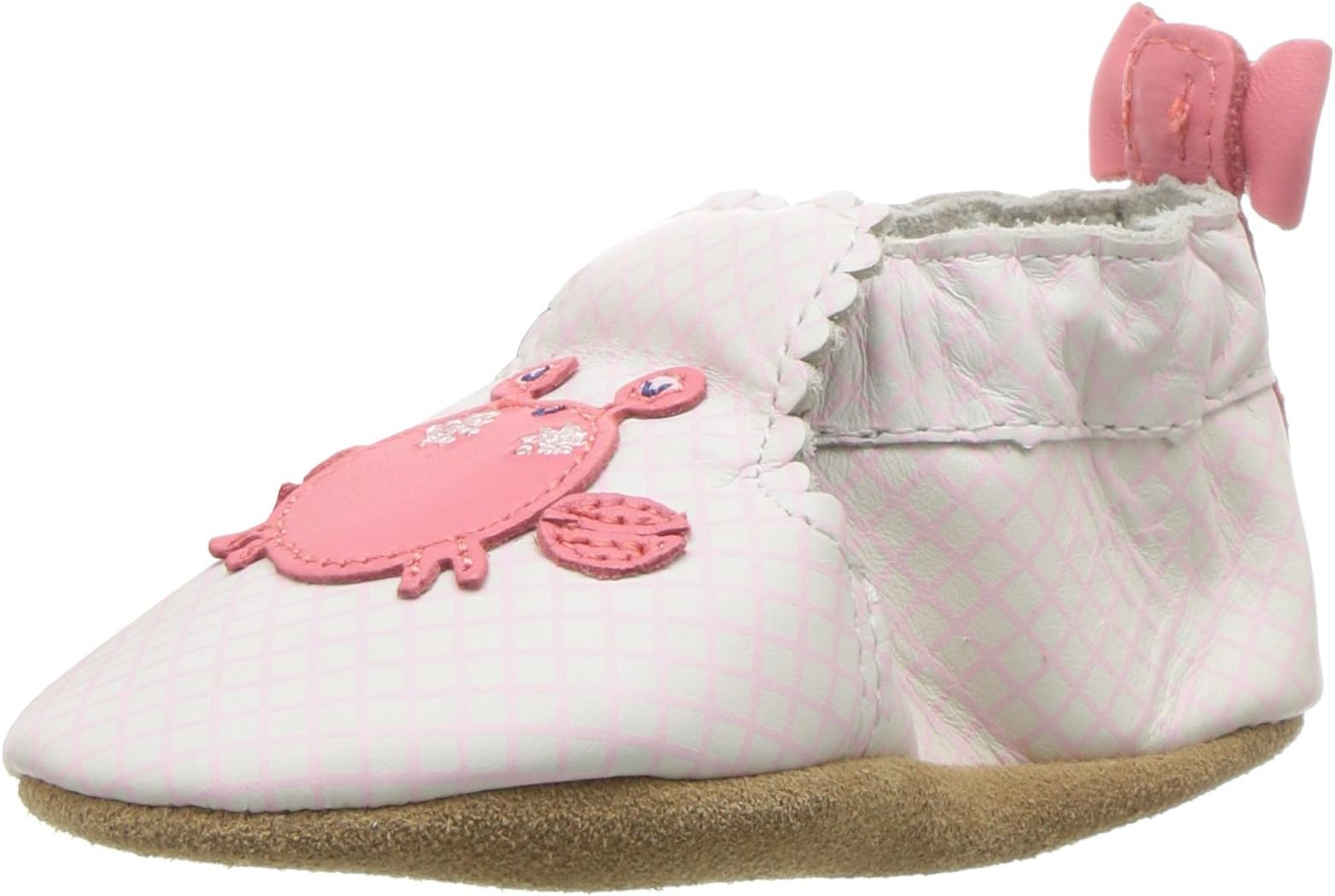 Robeez Kids' Soft Soles with Bow Back Slip-On