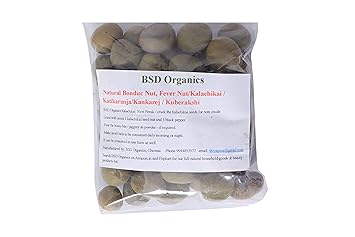 BSD Organics Natural Bonduc Nut, Fever Nut/Kalachikai/Katikaranja/Kankarej/Kuberakshi -50g