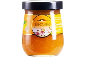 Tuscanini Italian Lemon Ginger Preserves, 11.64 oz Jar | 35% Real Fruit | Premium Spreadable Fruit Jam |No High Fructose Corn Syrup | No Preservatives | Non GMO |Gluten Free | Certified Kosher