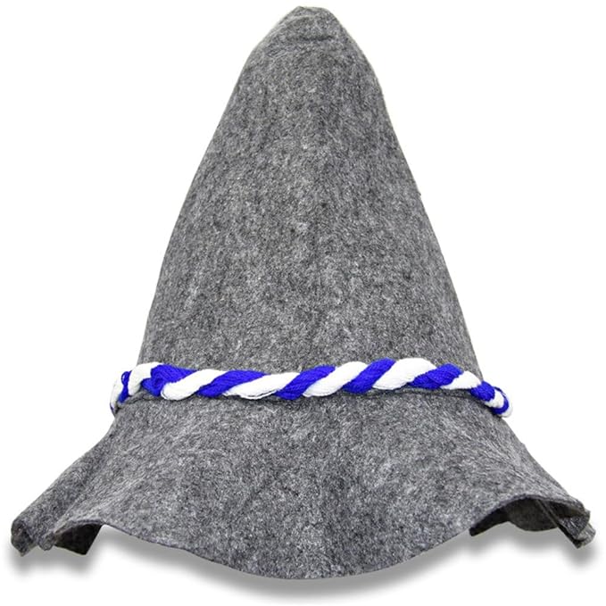 Traditional Bavarian Hat for Oktoberfest Blue / White Amazon.co.uk