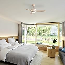 Sofucor 46 inch Ceiling Fans with Lights and