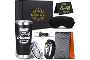 VUEJIC Birthday Gifts Baskets for Men,Premium Gift Baskets for Him,Cool Camping Outdoorsman Gift Set,Fathers Day Christmas Mens Gifts Ideas,Thank You Presents for Dad