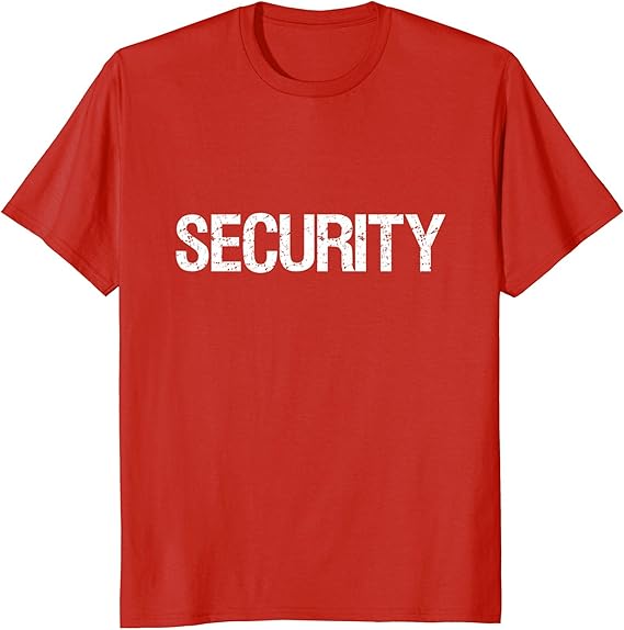 Security T Shirt Clothing