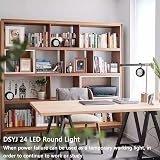 DSYJ 24 LED Round Magnetic Work Light Torch Hook Set 3 Pack AAA Batteries Not view 7