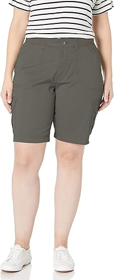 lee women's relaxed fit diani knit waist bermuda short