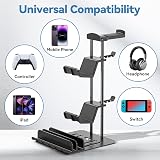 KDD Headphone Stand Controller Holder Desk Organizer Aluminum Bar Universal view 6