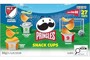 Pringles Snack Stacks Variety Pack Potato Crisps Chips 27 Count (27 x 19 g)