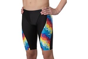 FLOW SWIM GEAR Flow Splice Jammer Swimsuits - Swim Jammers for Swimming in Boys Size 21 to 32