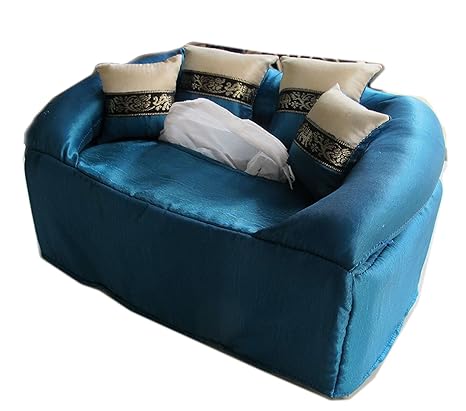 Amazon Com Mini Sofa Tissue Box Cover With Small Pillow Home