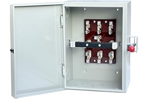 GXELZK 200Amp Generator Transfer Switch, 240V/120V 3P Non-Fusible, Multiple Insulation Protection to Ensure Your Safety, NEMA-3R Enclosure Manual Transfer Switch Lockable Design