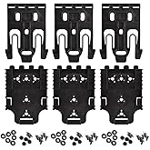 3PCS QLS Kit Quick Locking System Kit, QLS Receiver Plate Platform Attachment for Duty Holster Locking Fork Connect Drop Leg Holster Mid-Ride、