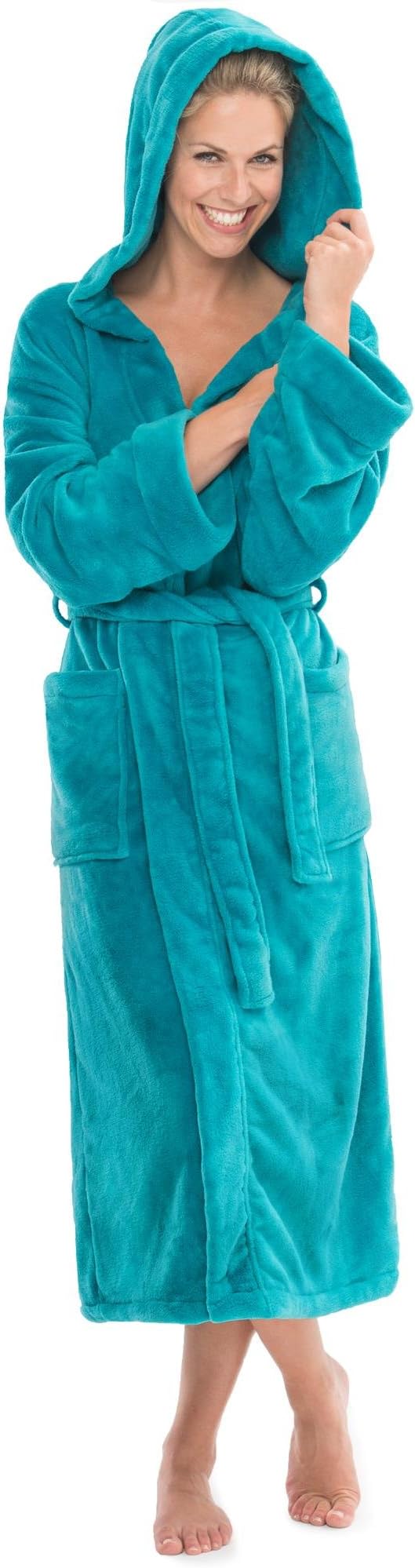 bademantel damen und herren mit kapuze