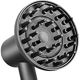 Fabmira 6-Inch Diffuser for Dyson Supersonic Hair Dryer Attachment | Curl-Enhancing Large Diffuser for Dyson Hair Dryer Attachment, Faster Drying Defines Curls for Waves Curls Coily Hair
