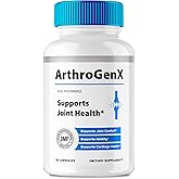 ArthroGenX Joint Supplement Capsules, Official ArthroGenX Maximum Joint Relief Pills, Maximum Strength, Natural Support Joint Flexibility, Comfort & Movement, Arthro Gen X Reviews (60 Capsules)