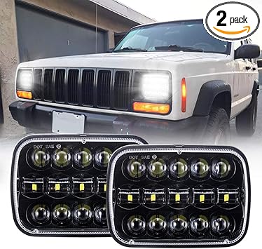 DOT 110W 5x7 Inch Led Headlights 7x6 
