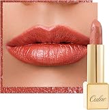 OULAC Glow Metallic Shine Lipstick Coral Be Happy 05 4.3 g Vegan Cruelty Free