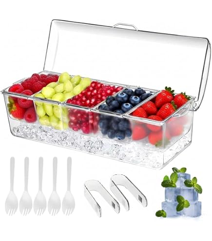 MURRICON Chilled Condiment Caddy With 5 Costa Rica