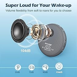 REACHER Super Loud Alarm Clock for Heavy Sleepers