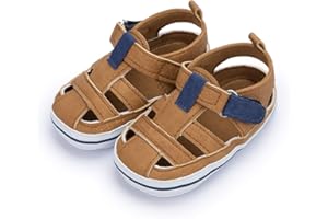 Zoolar Infant Boys Girls Sandals Breathable Premium Baby Summer Outdoor Casual Beach Shoes Lightweight Toddler Flower Bowknot Anti Slip Rubber Sole Newborn Prewalker First Crib Shoes
