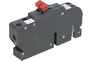 Connecticut Electric UBIZ1520 Newly Manufactured Zinsco R381520 Replacement, Twin/Tandem 15/20 Amp Thin Series Circuit Breaker, Gray